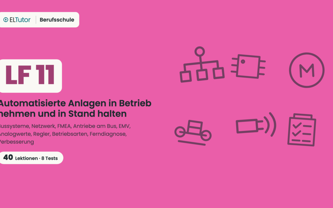 LF 11 · Automatisierte Anlagen in Betrieb nehmen und in Stand halten